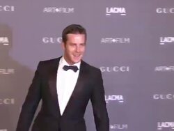 Armie Hammer at LACMA Hosts 2012 Art + Film Gala Honoring Ed Ruscha And Stanley Kubrick Presented By Gucci Stock Footage