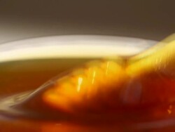 Close-up of a honey dipper  Stock Footage