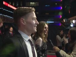 Luke Tittensor at 'Madame Bovary' Red Carpet Stock Footage