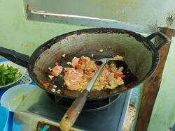 frying food Stock Footage