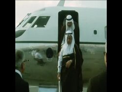 SYND 5 8 71 SAUDI FOREIGN MINISTER SHAKKAF VISITS KING HUSSEIN News Clip