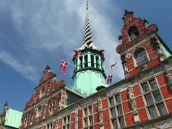 Copenhagen Stock Exchange Stock Footage