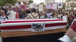 Thousands March Near Mar-a-Lago to Protest Trump News Clip