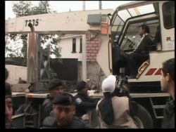 REPLAY Aftermath of street collapse, one feared dead News Clip