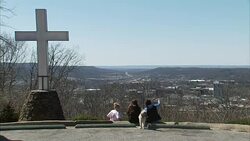 Fayetteville City from the top of Mount Sequoyah News Clip