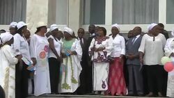 CLEAN : Women in DR Congo celebrate armys victory News Clip