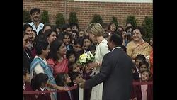 Princess Diana Visits Shri Swaminarayan Mandir Temple in London News Clip