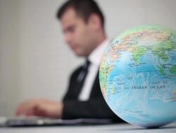 Businessman Working In The Office Stock Footage