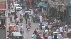 Streets of Faisalabad, Punjab Stock Footage