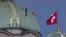 CLEAN : STOCK SHOTS Migrant fears expected to push Swiss right in polls News Clip