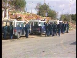 Middle East - Protest over settlement plans News Clip