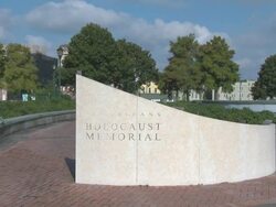New Orleans Holocaust memorial Stock Footage