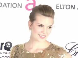 Maggie Grace at Elton John Aids Foundation Celebrates 20th Annual Academy Awards Viewing Party Stock Footage
