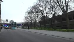 Anon Man Drives Lambretta Scooter Through Streets News Clip