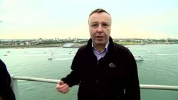 HMS Elizabeth Warship Arrives at Portsmouth Home News Clip