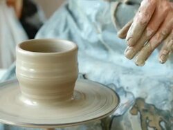 Pottery Wheel Stock Footage