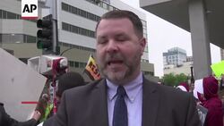 Californians Protest Federal Immigration Lawsuit News Clip