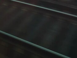 MS Train track in motin / Chicago, Illinois, United State Stock Footage