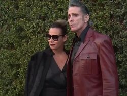 Nicole Mahoney (L) and Mark Mahoney at The Museum Stock Footage