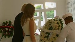 Trump lays wreath at Pearl Harbor memorial Instructional Video