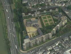 Ch?Â¢teau d'Angers Stock Footage