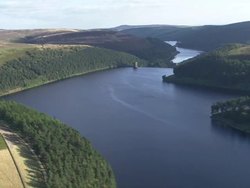 Peak District Reservoir & Dam Aerials News Clip