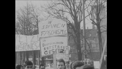 CAN933 ANTI-FRANCO MARCH IN EAST GERMANY News Clip
