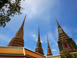 Thailand Pagoda Temple Stock Footage