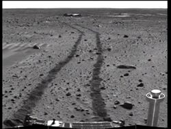 Spinning wheel lets NASA rover dig into Mars News Clip