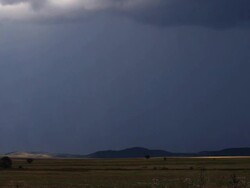 Thunderstorm. With sound Stock Footage