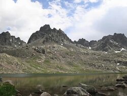 HD: Vercenik Mountain-Clouds and Mountain Peaks Stock Footage