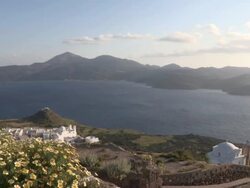 Castro Village, Milos Island, Greece Stock Footage