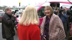 Harriet Harman Campaigning News Clip