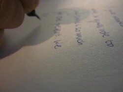 hand writing Stock Footage