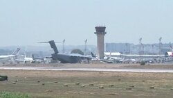 CLEAN : Bodies of eight British victims leave Tunisia News Clip