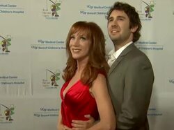 Kathy Griffin & Josh Groban at Stars Come Out For The UCSF Medical Center And The Painted Turtle's Starry Evening Of Music, Comedy & Surprises Stock Footage