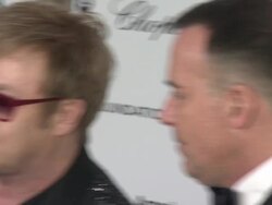 Elton John at Elton John Aids Foundation Celebrates 20th Annual Academy Awards Viewing Party on 2/26/12 in Hollywood, CA. (Footage by WireImage Video/Getty Images Entertainment Video) Stock Footage