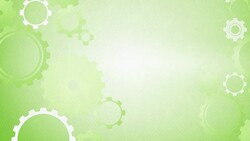 Soft Simple Cogs Background Loops X3 - Green (Full HD) Stock Footage