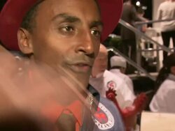 INTERVIEW: Marcus Samuelsson talks about his love for Harlem and Ethiopia at the Global Bazaar Celebrates Travel + Leisure's 40th Anniversary Milestone at New York NY Stock Footage