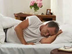 Restless Sleeping Stock Footage