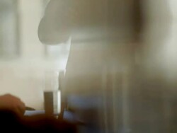 MS PAN TU Man leading business meeting in meeting room / Seattle, WA, United States Stock Footage