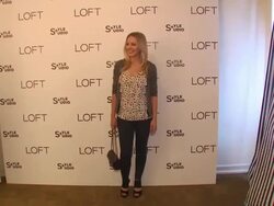 Kristen Bell at the LOFT Fall 2010 Style Studio Press Preview And Cocktail Party at Los Angeles CA. (Footage by WireImage Video/GettyImages) Stock Footage