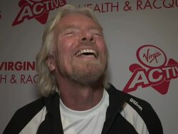 INTERVIEW - Richard Branson on Richard's rules Stock Footage