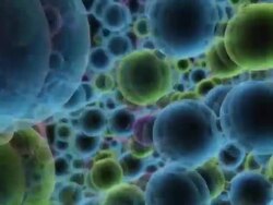Complex molecular structure Stock Footage