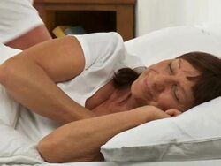 Senior Couple In The Morning Stock Footage