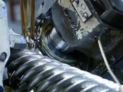 Part of working machine Stock Footage