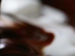 Chocolate Fudge Stock Footage