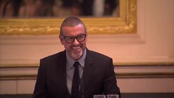George Michael speaks at a press conference about orchestral tour News Clip
