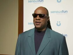 Stevie Wonder at SeriousFun Children's Network Honors Liz Robbins With Celebrity Guests at Chelsea Piers Sports Center on April 04, 2013 in New York, New York (Footage by WireImage Video/Getty Images) Stock Footage