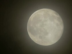 Full moon pass the cloud Stock Footage
